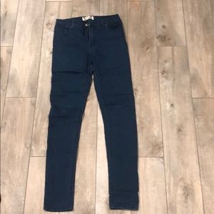 Indigo Wash High Waisted Jeans